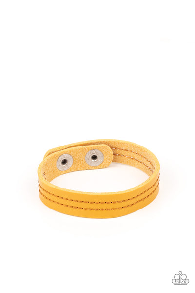 Life is WANDER-ful - Yellow Urban Bracelet Paparazzi