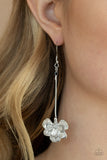 Opulently Orchid - Silver Earrings Paparazzi