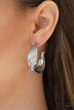 Curves In All The Right Places - Silver Earrings Paparazzi