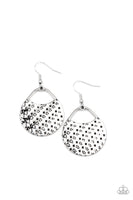 Im Sensing a Pattern Here - Silver Earrings Paparazzi
