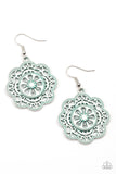 Western Mandalas - Blue Earrings Paparazzi