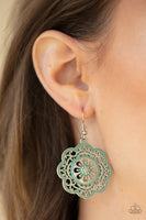 Western Mandalas - Blue Earrings Paparazzi