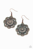 Western Mandalas - Copper Earrings Paparazzi