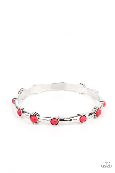 Rebel Sandstorm - Red Bracelet Paparazzi