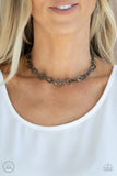 Urban Safari - Black Urban Necklace Paparazzi