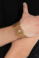 Electrified Edge - Brown Urban Bracelet Paparazzi