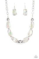 Iridescently Ice Queen - Multi-Colored Necklace Paparazzi