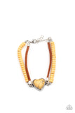 Charmingly Country - Yellow Heart Bracelet Paparazzi Incoming