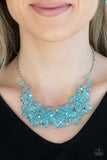 Let The Festivities Begin - Blue Necklace Paparazzi