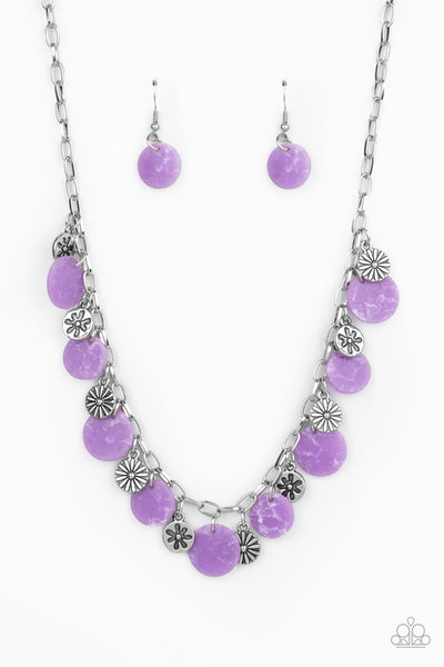 Flower Powered - Purple Necklace Paparazzi