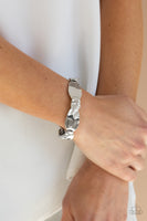 Absolutely Applique - Silver Bracelet Paparazzi