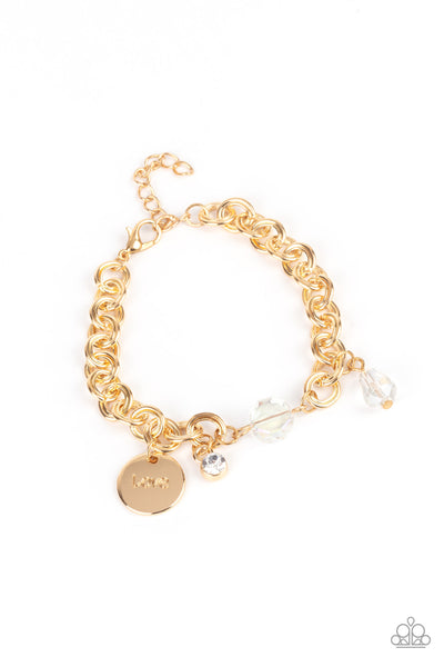 Lovable Luster - Gold Bracelet Paparazzi