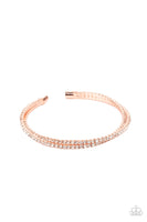Iridescently Intertwined - Copper Bracelet Paparazzi