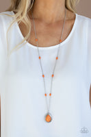 Go Tell It On The MESA - Orange Necklace Paparazzi