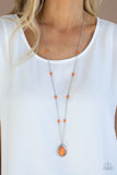 Go Tell It On The MESA - Orange Necklace Paparazzi