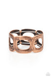 In OVAL Your Head - Copper Bracelet Paparazzi