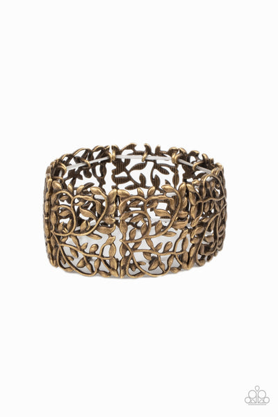 Verdantly Vintage - Brass Bracelet Paparazzi