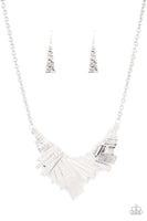 Happily Ever AFTERSHOCK - Silver Necklace Paparazzi