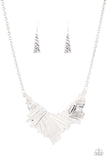 Happily Ever AFTERSHOCK - Silver Necklace Paparazzi