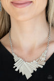 Happily Ever AFTERSHOCK - Silver Necklace Paparazzi