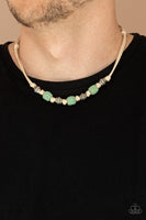 Island Quarry - Green Necklace Paparazzi