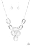 OVAL The Limit - Silver Necklace Paparazzi