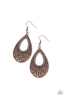 Organically Opulent - Copper Earrings Paparazzi