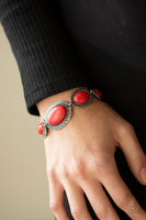 MESA Time Zone - Red Bracelet Paparazzi