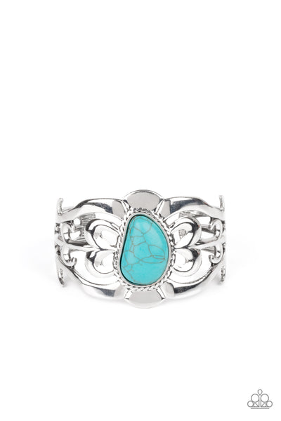 The MESAS are Calling - Blue Turquoise Bracelet Paparazzi