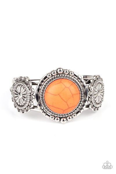 Mojave Motif - Orange Bracelet Paparazzi