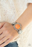 Mojave Motif - Orange Bracelet Paparazzi