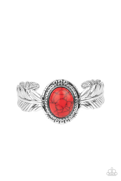 Western Wings - Red Bracelet Paparazzi