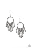 Ranger Rhythm - Silver Earrings Paparazzi