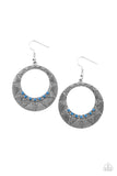 Adobe Dusk - Blue Earrings Paparazzi