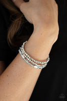 Elegant Essence - Silver Bracelet Paparazzi