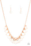 BEACHFRONT and Center - Copper Necklace Paparazzi