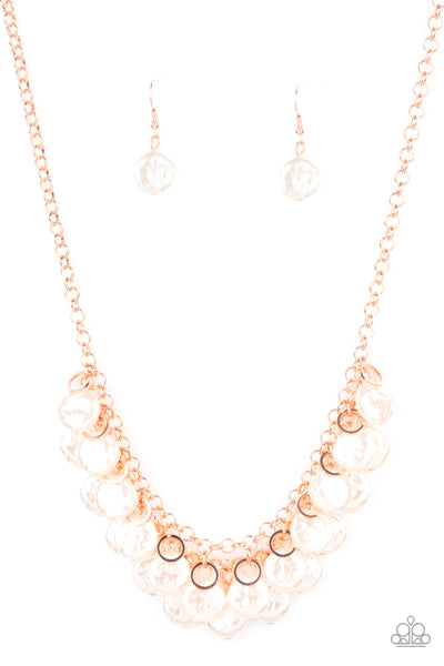 BEACHFRONT and Center - Copper Necklace Paparazzi