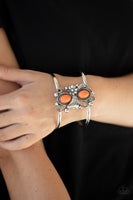 Mojave Flower Girl - Orange Bracelet Paparazzi