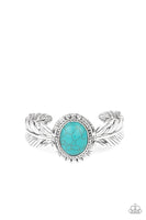 Western Wings - Blue Bracelet Paparazzi