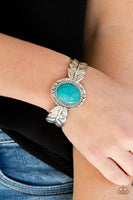 Western Wings - Blue Bracelet Paparazzi