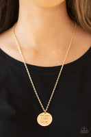 Light It Up - Gold Necklace Paparazzi