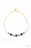 Island Quarry - Black Urban Necklace Paparazzi