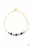 Island Quarry - Black Urban Necklace Paparazzi