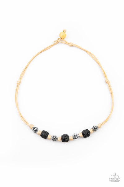 Island Quarry - Black Urban Necklace Paparazzi