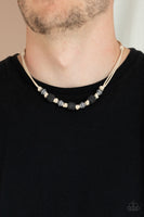 Island Quarry - Black Urban Necklace Paparazzi