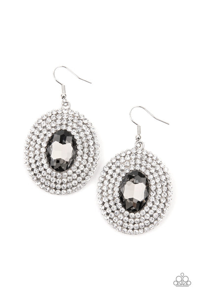 FIERCE Field - Silver Earrings Paparazzi