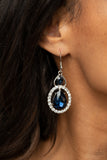 Double The Drama - Blue Earrings Paparazzi