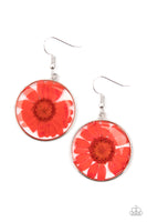 Forever Florals - Red Earrings Paparazzi