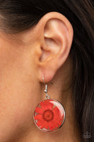 Forever Florals - Red Earrings Paparazzi