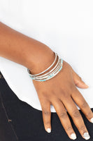 Stackable Sparkle - Blue Bracelets Paparazzi